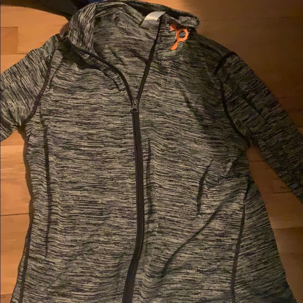 Zip up jacket orange theory